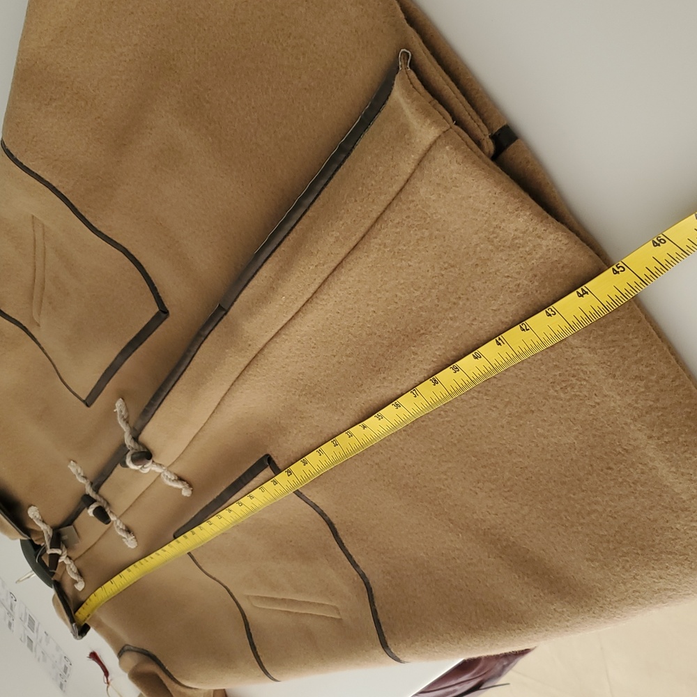 nwt J. Crew Collection Long Toggle Coat in Camel Italian Fall Blanket Wool - Picture 9 of 12